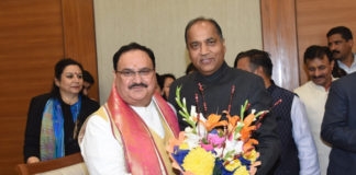 CM congratulates Jagat Prakash Nadda on becoming National President of BJP