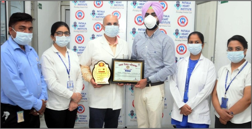MC Patiala honours Patiala Heart Institute