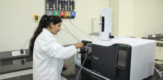 LPU student doing research work in a lab (file photo).