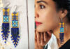 Fashion Jewelry Aaliyah handmade beaded earrings