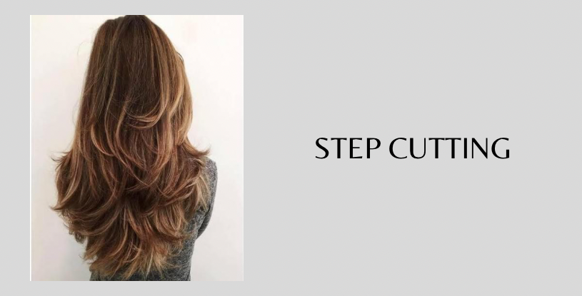 The step cutting hair cut is a very famous hair cut idea!